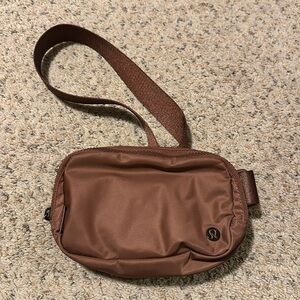 Brown Lululemon Belt Bag